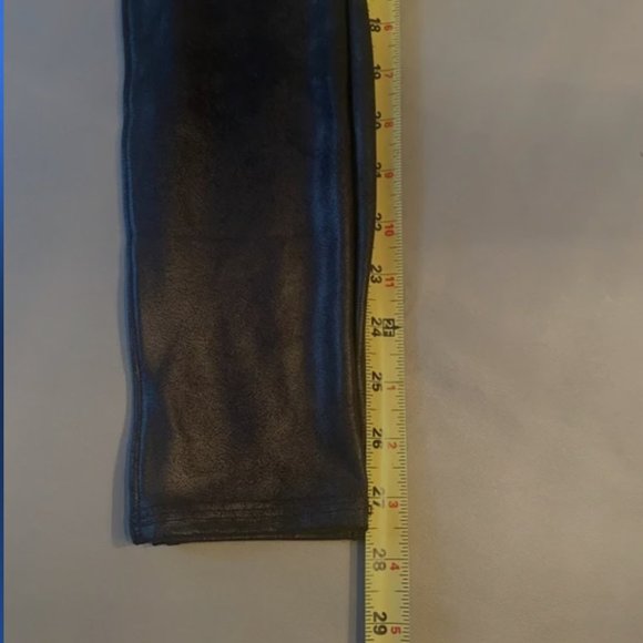 SPANX Faux Leather Leggings size small black tights - Picture 5 of 6